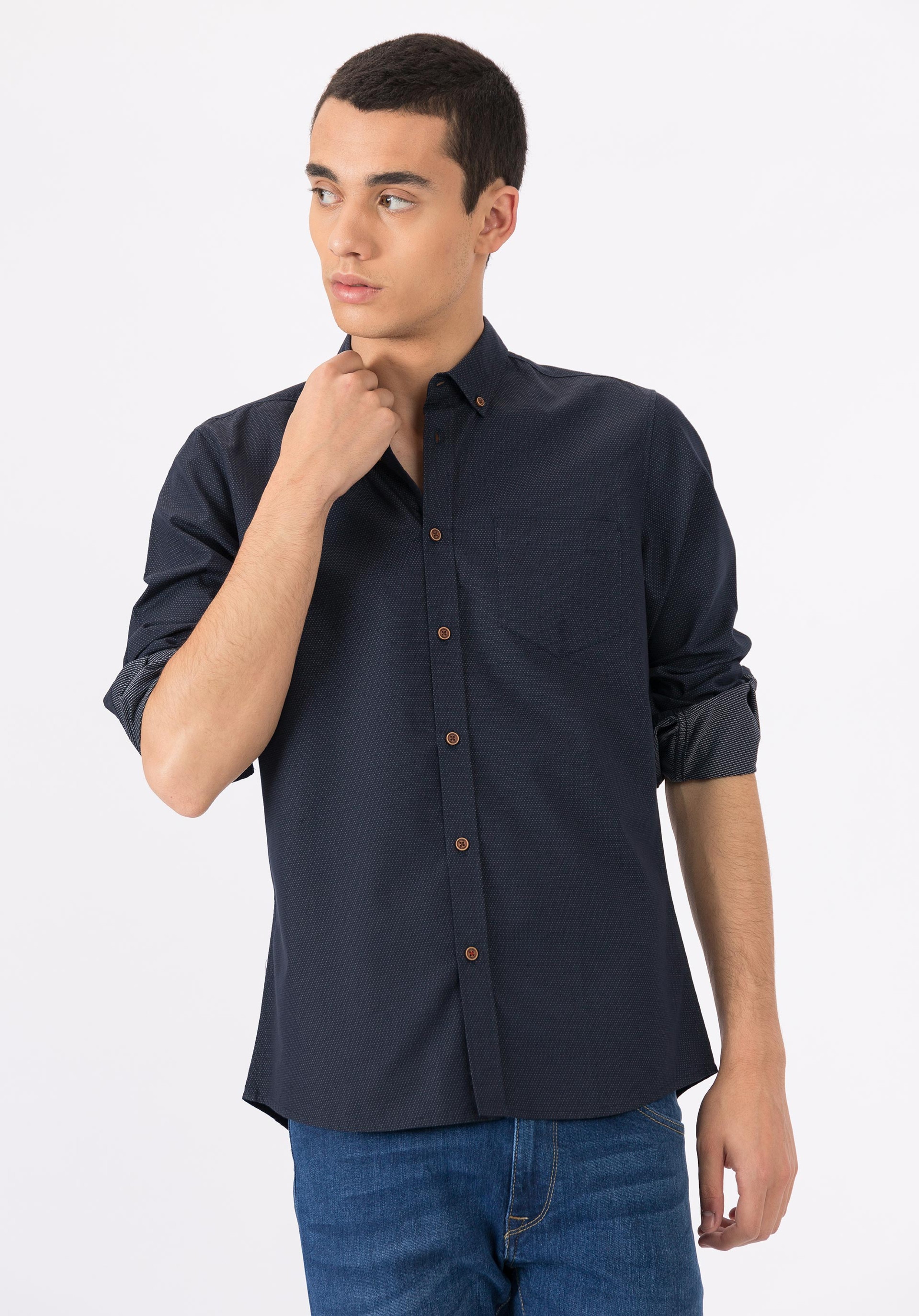 CAMISA DOBBY