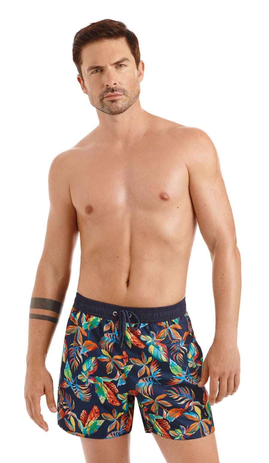 BAÑADOR ESTAMPADO HOJAS