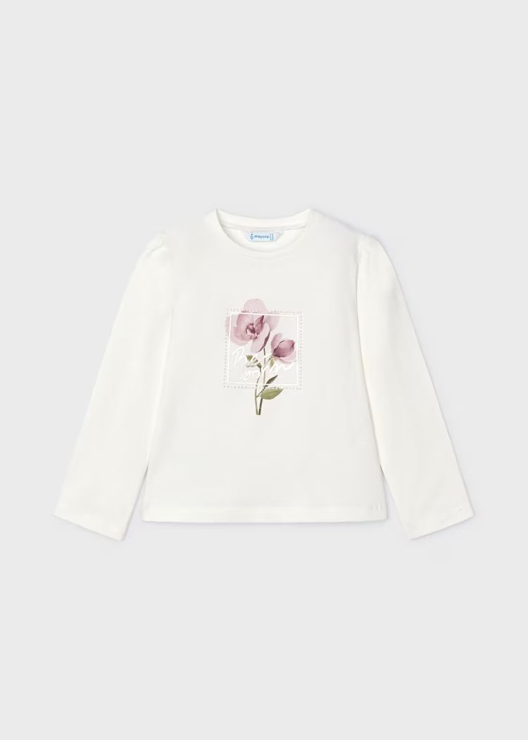 CAMISETA FLOR (2-9 AÑOS)