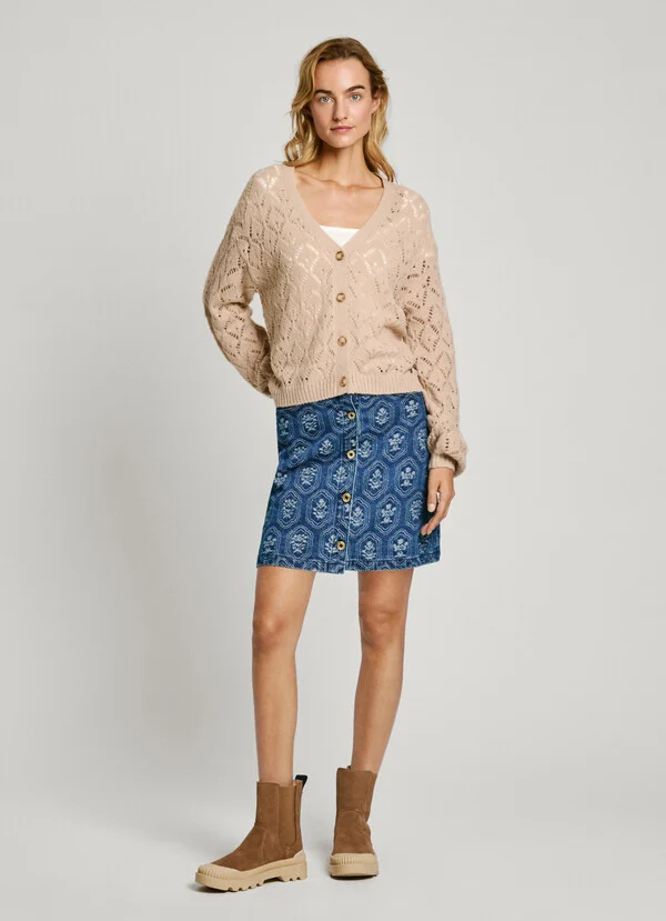 CARDIGAN CALADO