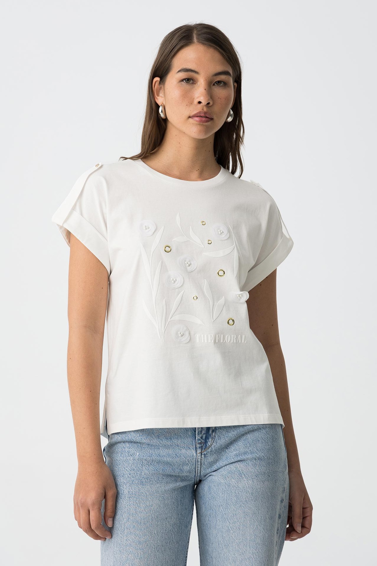 CAMISETA EYELETTE