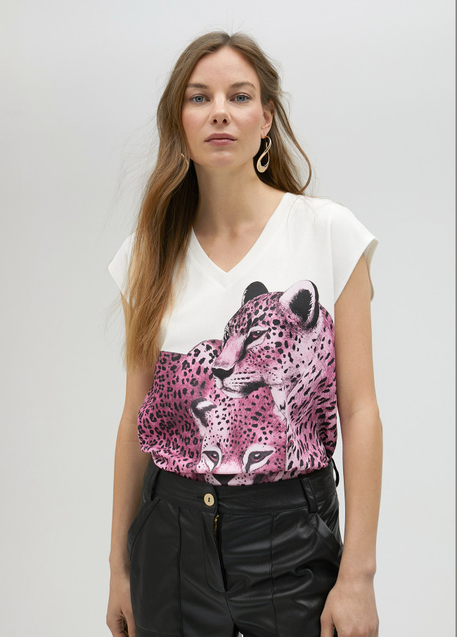 CAMISETA LEOPARDO