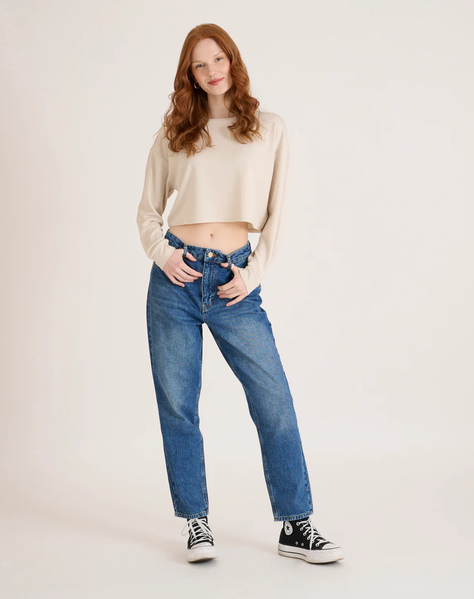 DENIM MOM FIT