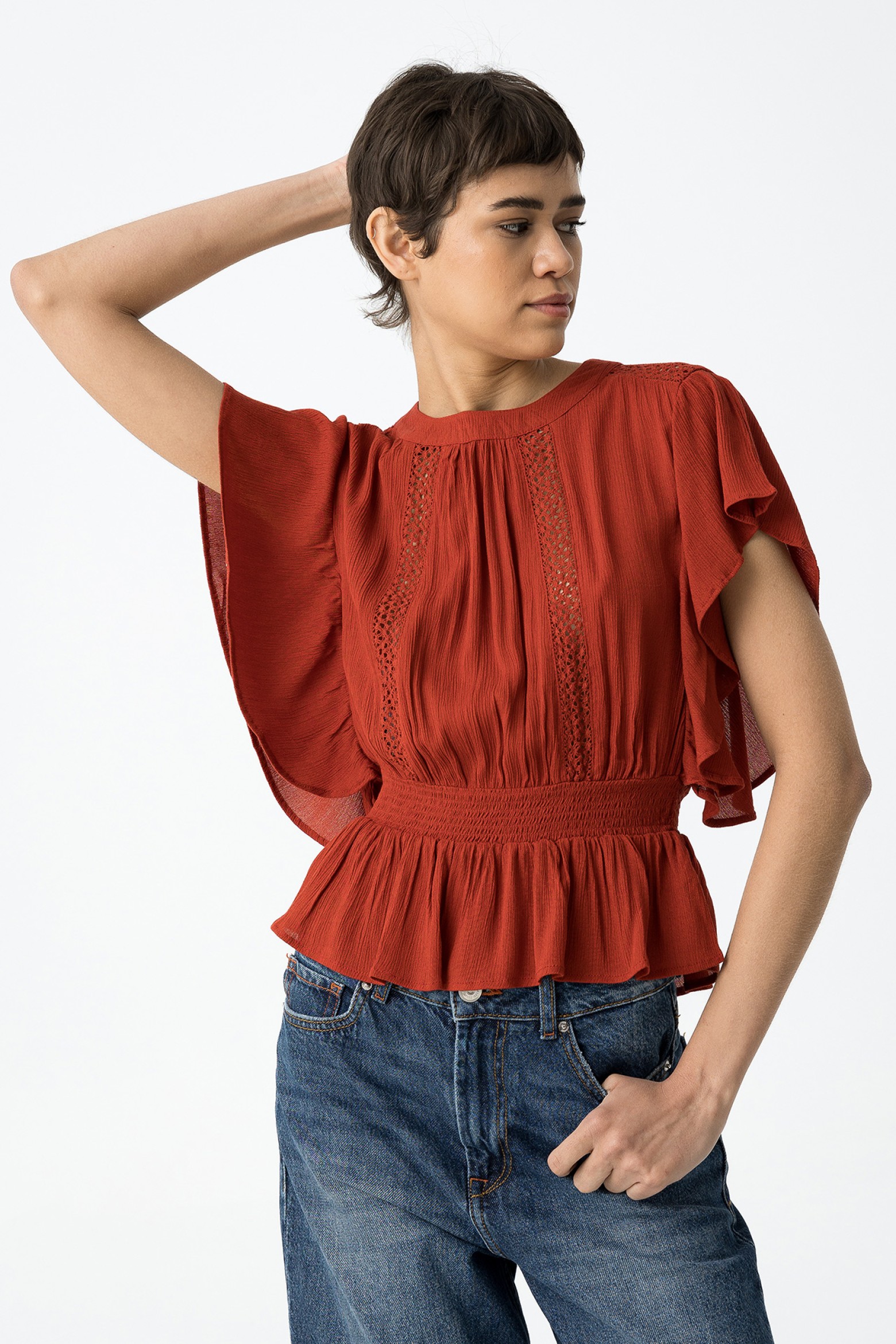 BLUSA VOLANTES